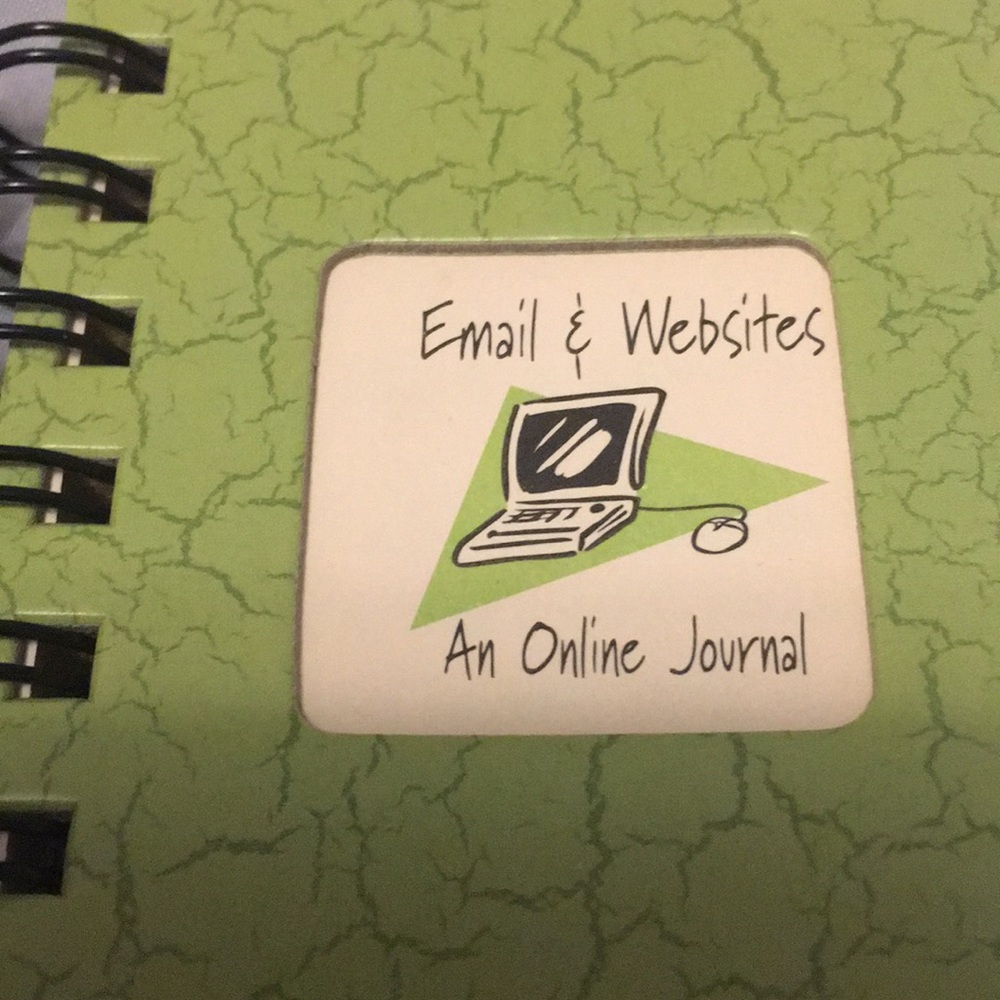 Email and websites passwords online journal